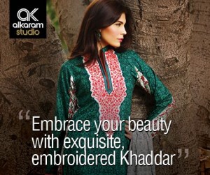 Alkaram A Glamrous Fall Winter-Kashmiri Collection 2014-15