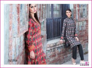 Khaadi Embroidered Khaddar Suits With Shafoon Dupatta 2014-15-09